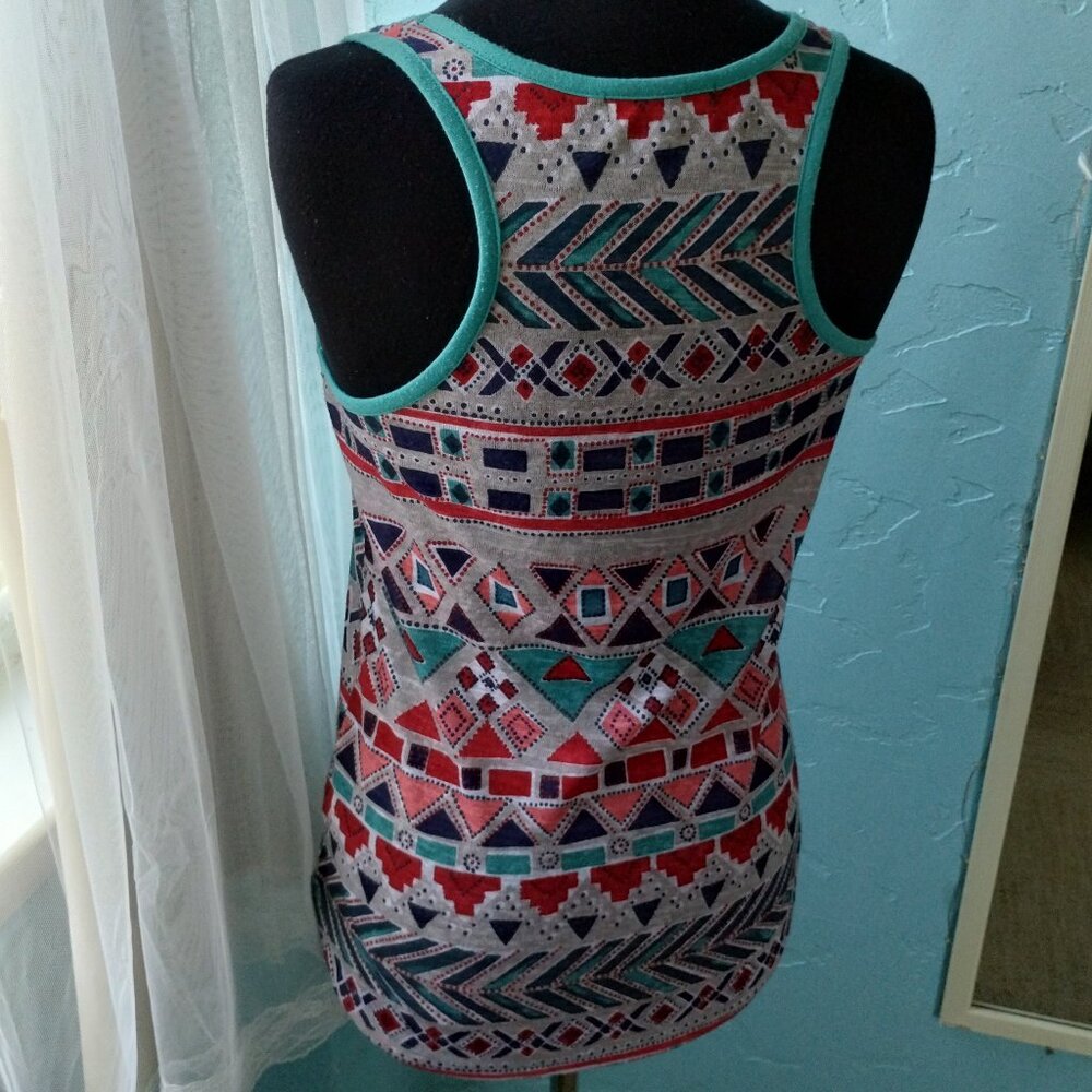 Weavers Aztec Colorful Top - Picture 2 of 5